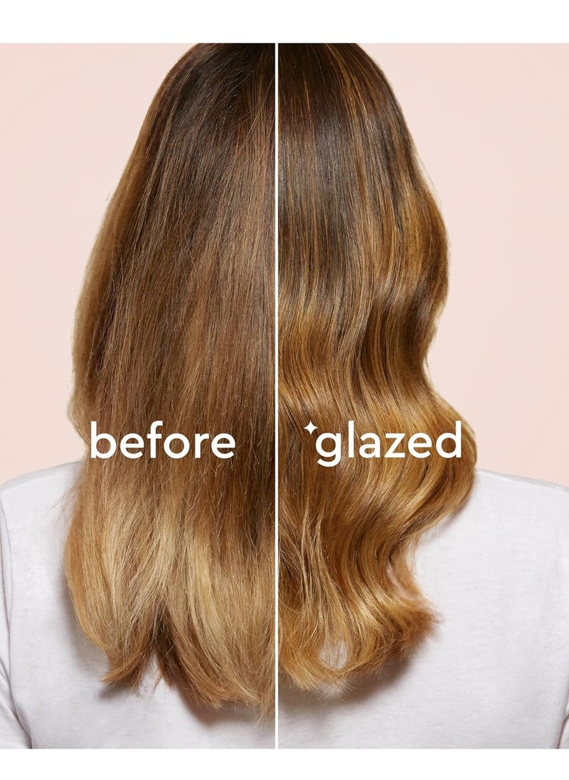 glaze Super Color Conditioning Gloss, Caramel Lights 6.4flo.oz (2-3 Hair Treatments) Award Winning Hair Gloss Treatment & Semi Permanent Hair Dye. No Mix Hair Mask Colorant with Results in 10 Minutes