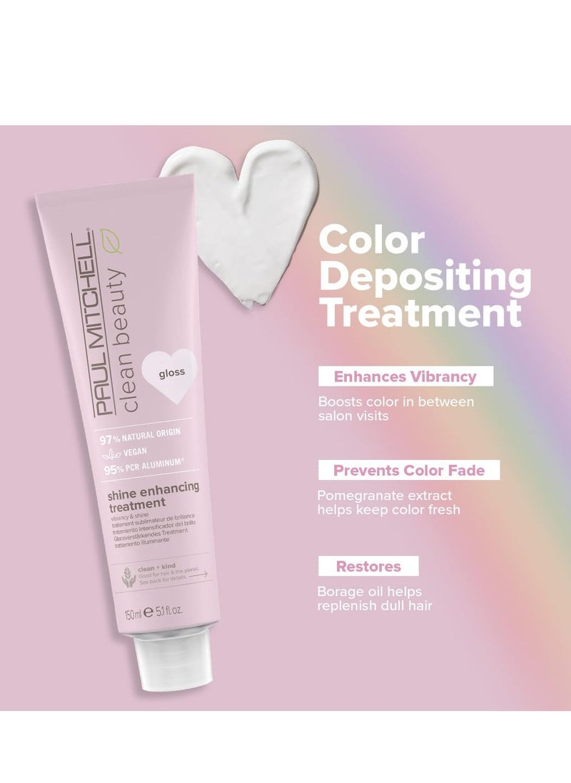 Paul Mitchell Clean Beauty Color-Depositing Treatment, For Refreshing + Protecting Color-Treated Hair