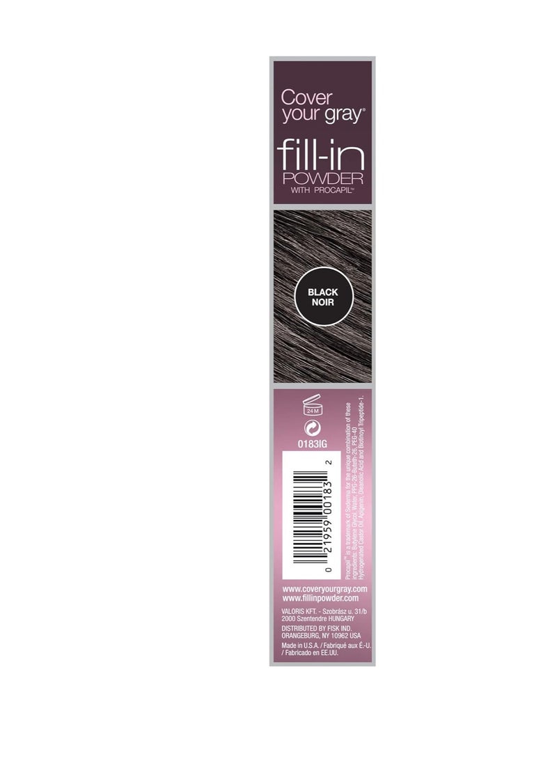 Cover Your Gray Fill In Powder - Black (Pack of 6)