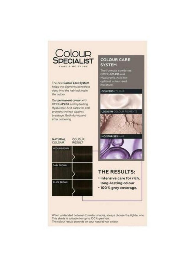 Schwarzkopf Colour Specialist Permanent Hair Colour 3.0 Imperial Brown