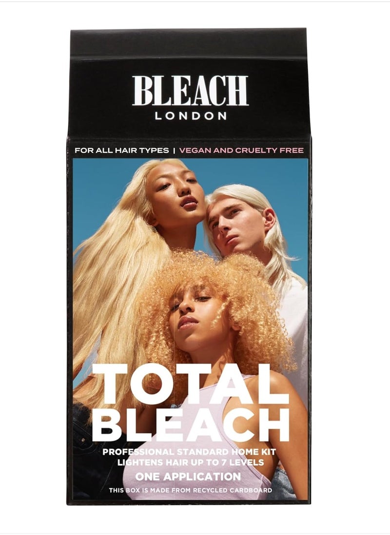 BLEACH LONDON Total Bleach Kit - Salon Standard Bleach, Vegan, Cruelty Free, For All Hair Types, For Light & Dark Hair, Brightest Bleach Blonde