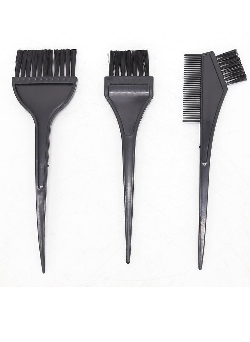 BTWTRY 6pcs Balayage Board and Brush Kit, 3pcs Balayage Highlighting Board with Teeth and 3pcs Hair Coloring Brush Flat Top Comb Board for Hair Coloring Dyeing DIY Hairdressing Tint Tool (6pcs)