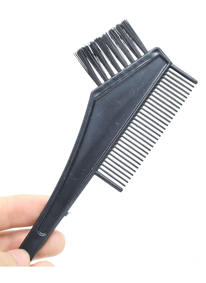 BTWTRY 6pcs Balayage Board and Brush Kit, 3pcs Balayage Highlighting Board with Teeth and 3pcs Hair Coloring Brush Flat Top Comb Board for Hair Coloring Dyeing DIY Hairdressing Tint Tool (6pcs)