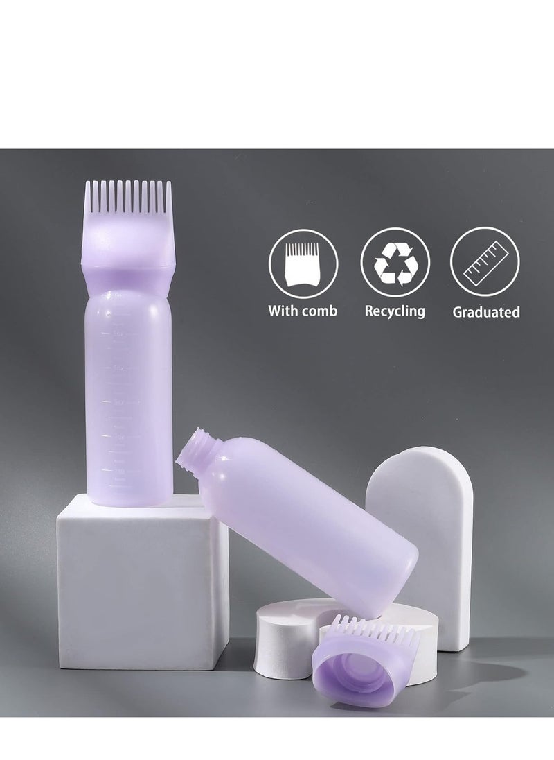 Pimoys Root Comb Applicator Bottle and Continuous Hair Spray Bottle, Hair Oil Applicator Hair Water Mister Oiling Applicator for Dye Hairstyling