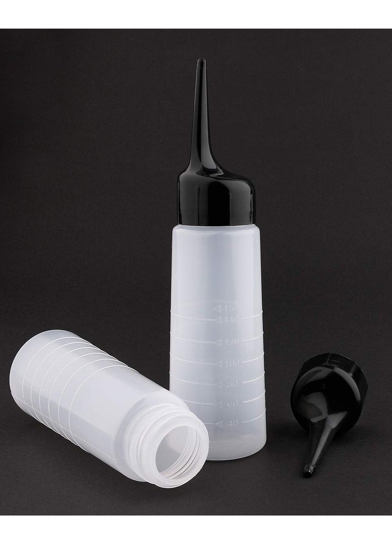 Yebeauty Hair Color Applicator Bottle, 2 Pack Hair Color Squeeze Bottle Applicator Bottle for Hair 150ml/5 Ounce Hair Color Applicator Bottle with Angled Tip