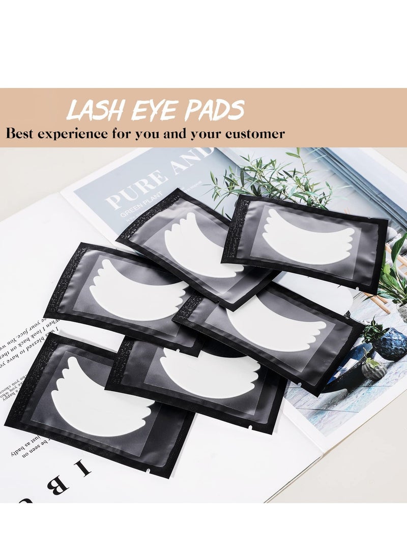 25 Pairs Eye Pads Lash Extensions, Lash Under Eye Pads For Lash Extensions Sticky Well Foam Eye Pads Lint Free Lash Pads for Eyelash Extensions Hypoallergenic Waterproof Eye Patches