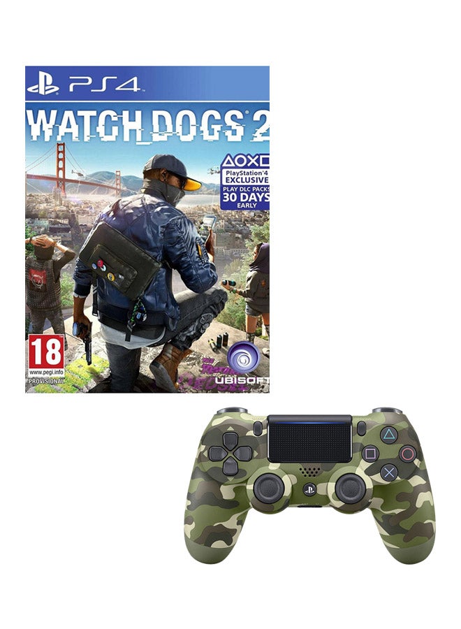 Watch Dogs 2 - Adventure - Region 2 - PlayStation 4 (PS4) With DUALSHOCK 4 Wireless Controller - adventure - playstation_4_ps4