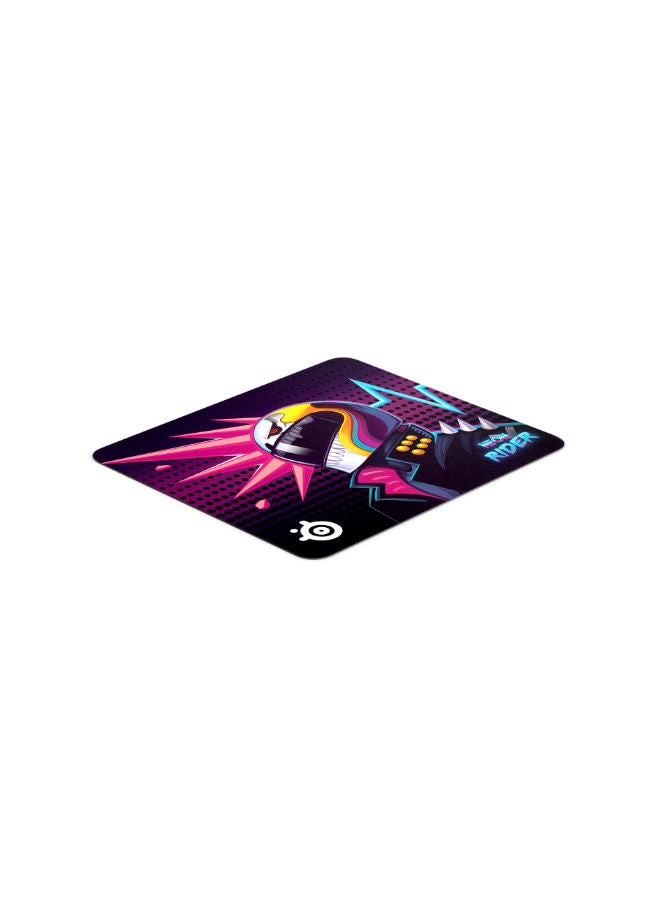 STEEL SERIES QCK Large Neon Rider Edition Gaming Mousepad: Legendary Micro-Woven Cloth for Precision Aiming and Control