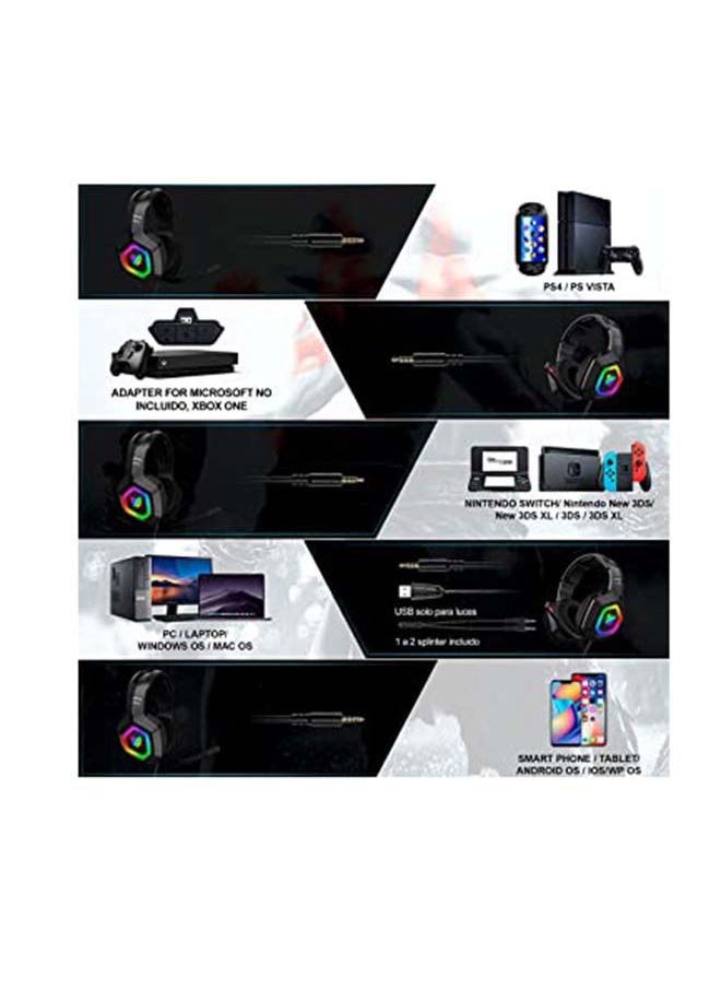 Professional Gaming Headset For PS4/PS5/XOne/XSeries/Nintendo Switch/PC -Wired