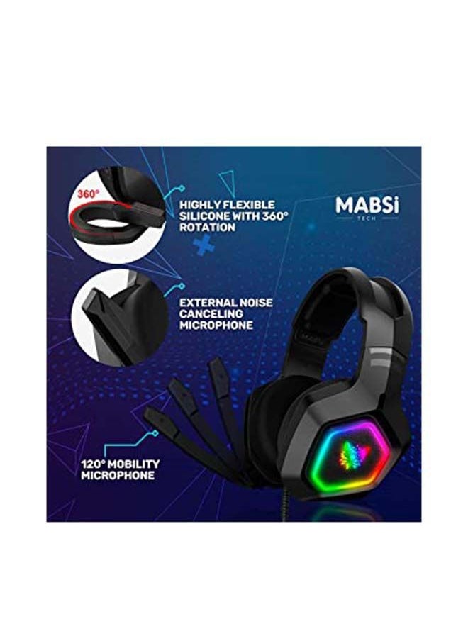 Professional Gaming Headset For PS4/PS5/XOne/XSeries/Nintendo Switch/PC -Wired