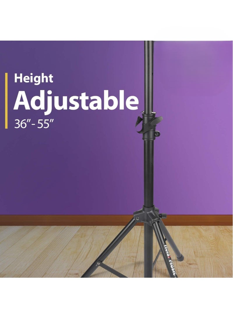 HPS-290B Professional Tripod Projector Mixer Stand – Adjustable Height, Lightweight, and Portable (Black)