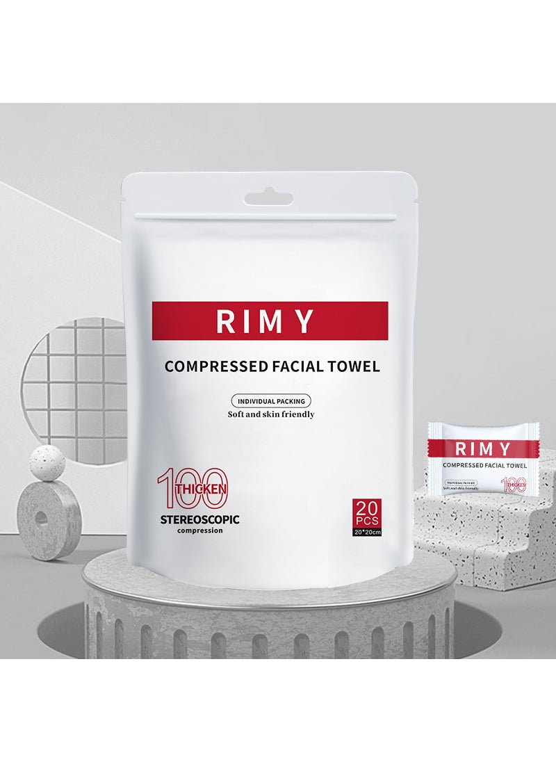 Disposable compressed towel wholesale travel towel thickened portable compressed towel makeup remover small square towel cleansing towelEnglish compressed towel 24*30(20) English compressed towel 24*30(20)