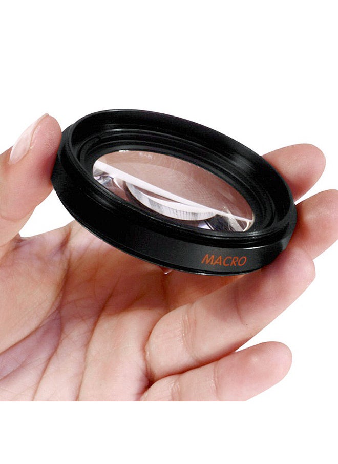 HD 52MM 0.45x Wide Angle Lens with Macro Lens Replacement for Canon Nikon Sony Pentax 52MM DSLR Camera