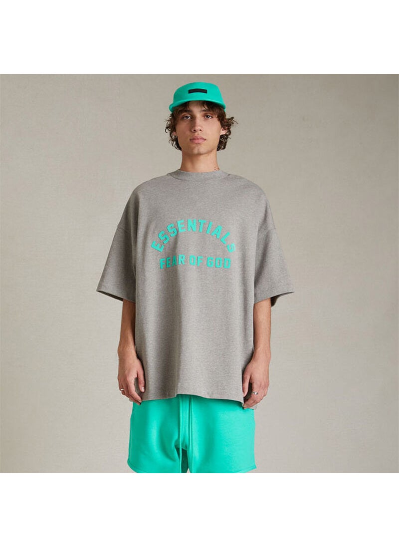 2024 SS Thick Board Short Sleeve Tee 380GSM seal gray