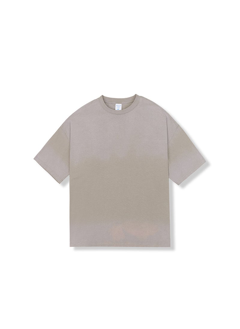 2024 Summer Vintage Tie-Dye Tee Khaki