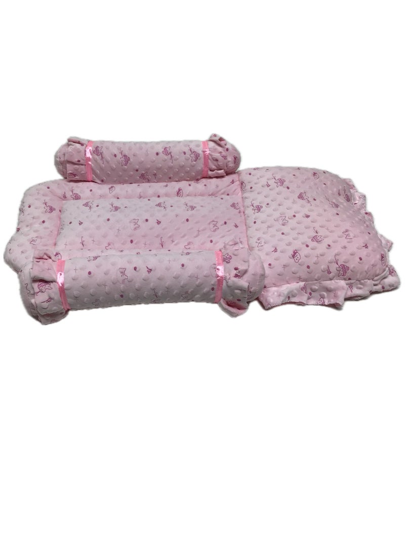 BABY COMFORT BED WITH ATTACHED PILLOW