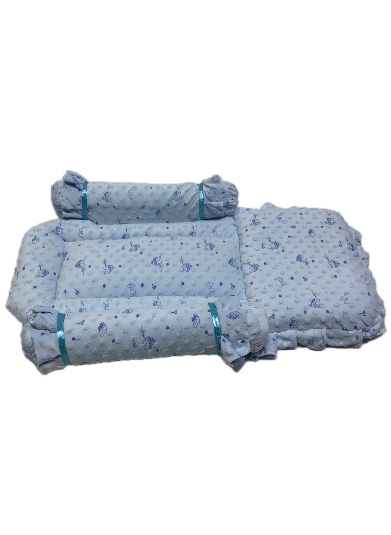 BABY COMFORT BED WITH ATTACHED PILLOW