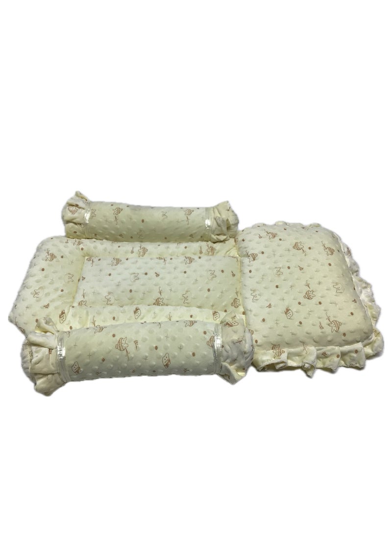 BABY COMFORT BED WITH ATTACHED PILLOW