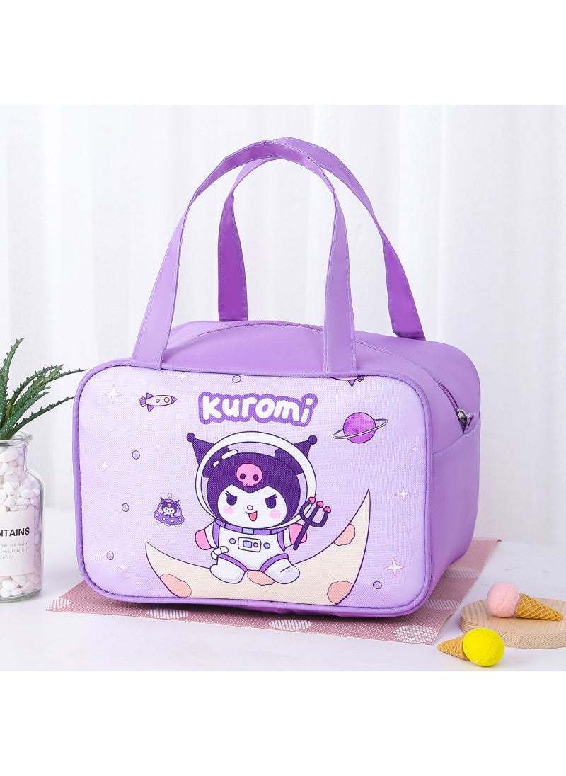 Cartoon Kids Thermal Lunch Bag Insulated Moon kulomi