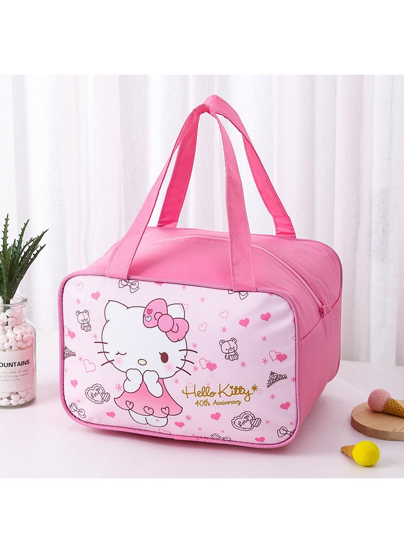 Cartoon Kids Thermal Lunch Bag Insulated MengMeng Kaidi