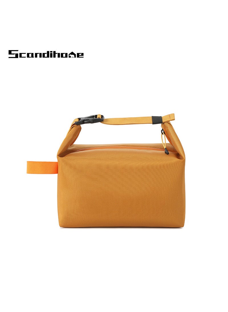 SOURCE Factory New in stock heat preservation and cold preservation lunch bag lunch bag heat preservation portable storage Yellow