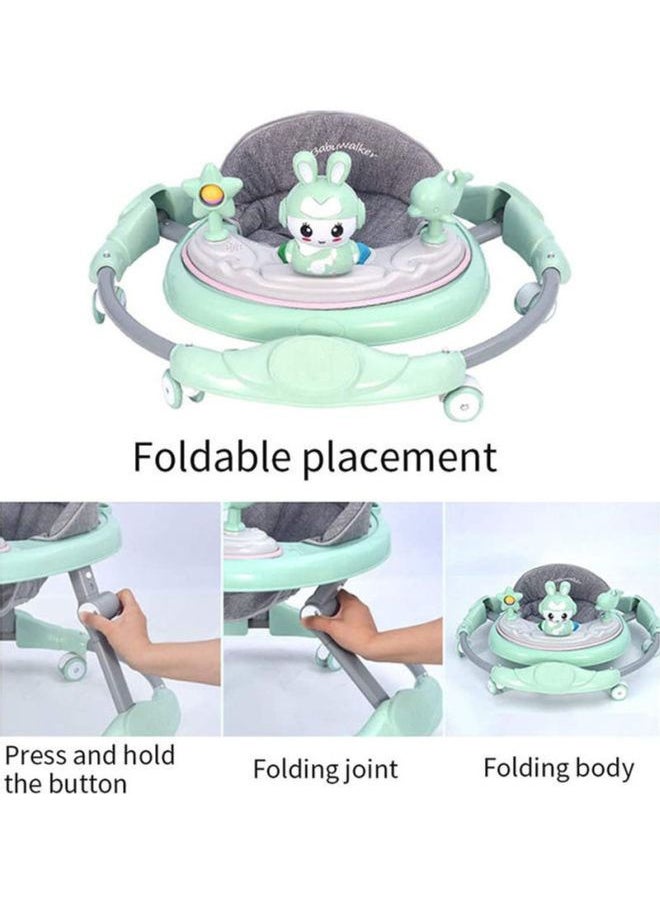 Infant Baby Foldable Walker With Attractive Toy, Easy To Carry, Little Baby Walker With Music