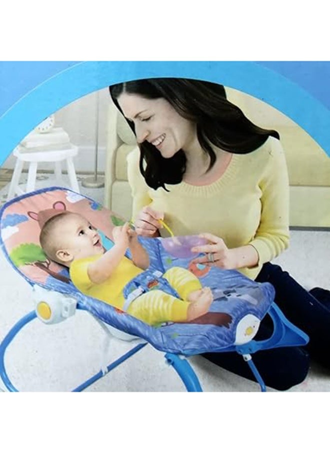 Multifunctional Baby Music Rocking Chair Cradle Swing With Toys And Music Vibration, 0 - 12 Months