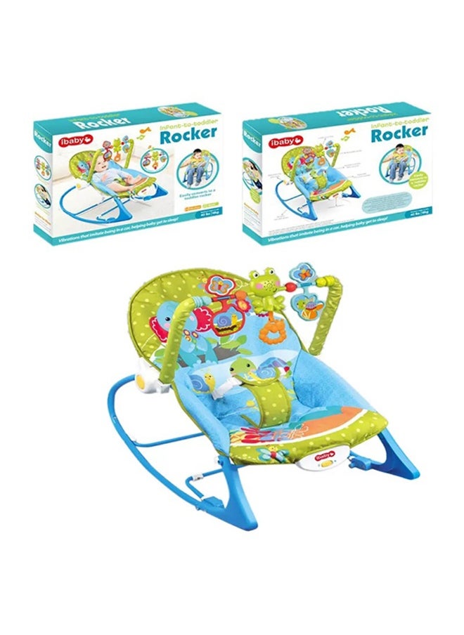 Multifunctional Baby Music Rocking Chair Cradle Swing With Toys And Music Vibration, 0 - 12 Months