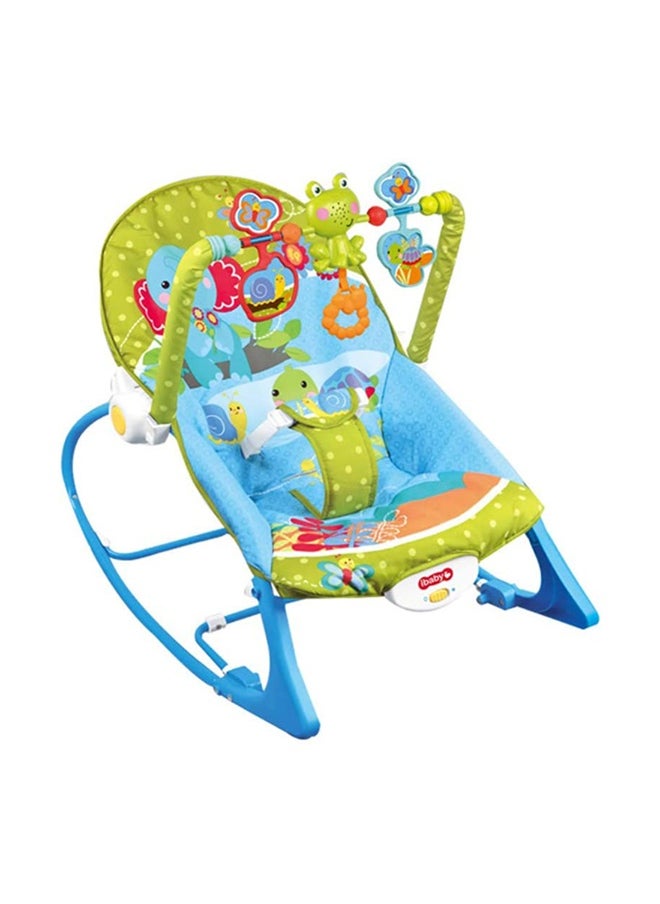 Multifunctional Baby Music Rocking Chair Cradle Swing With Toys And Music Vibration, 0 - 12 Months