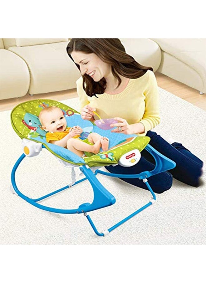 Multifunctional Baby Music Rocking Chair Cradle Swing With Toys And Music Vibration, 0 - 12 Months