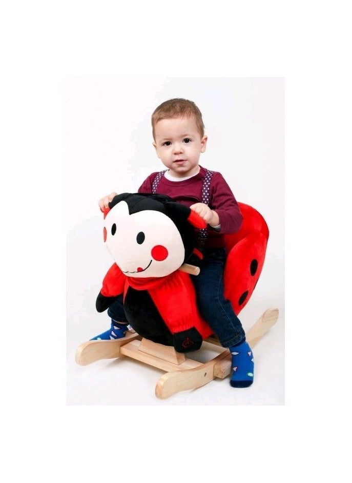 ROCKING horse bug wooden rocking toy ladybug for 1+ year to 36 month