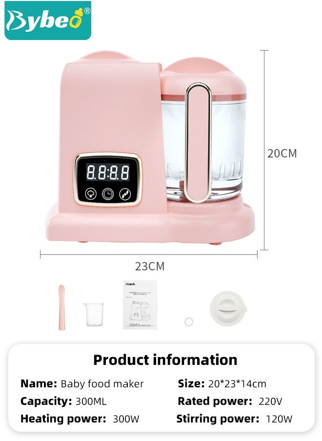 4 in 1 Baby Food Maker, Baby Food Processor, Baby Food Blender, Steamer Grinder Heater Mills Machine, Healthy Homemade Baby food, Auto Cooking & Grinding with Self Cleans Touch Screen LCD Display