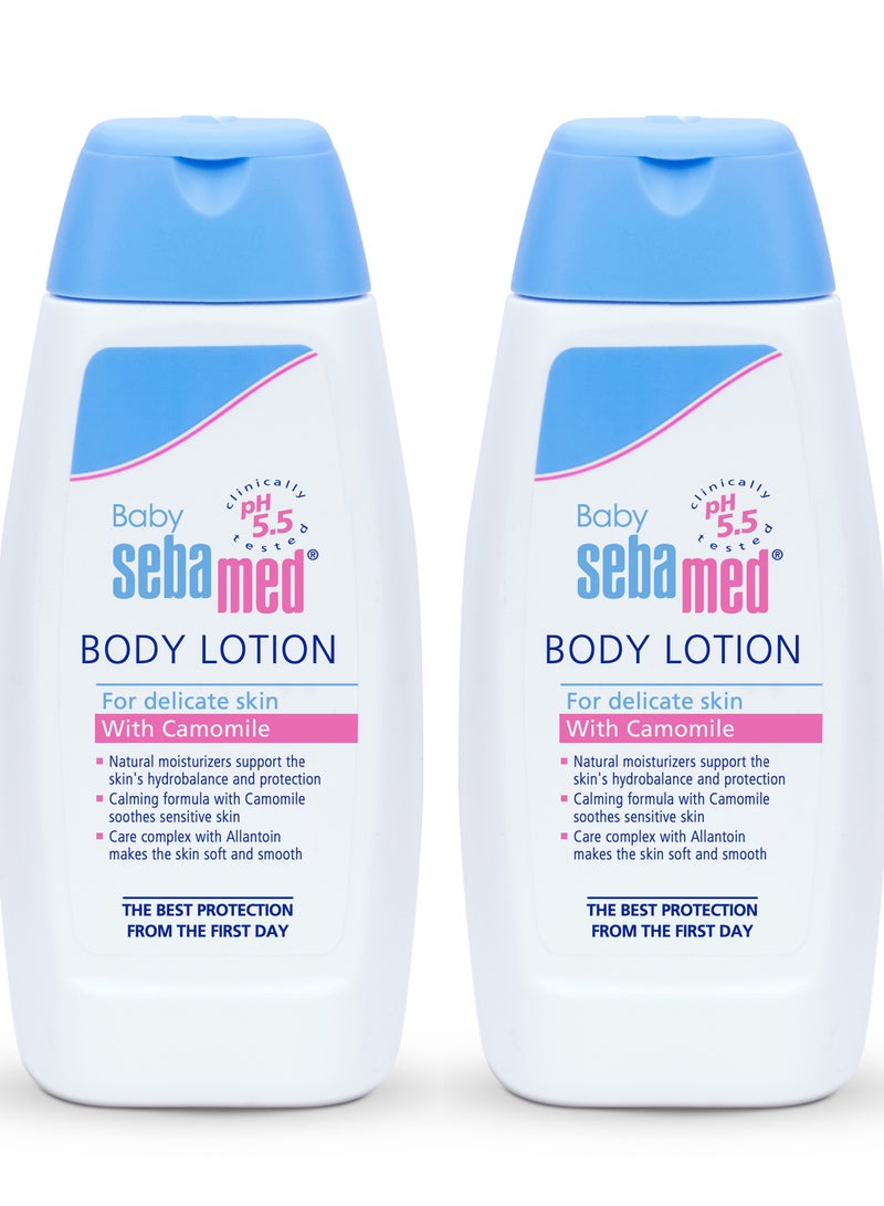 Pack Of 2 Sebamed Baby Body Lotion 100ml