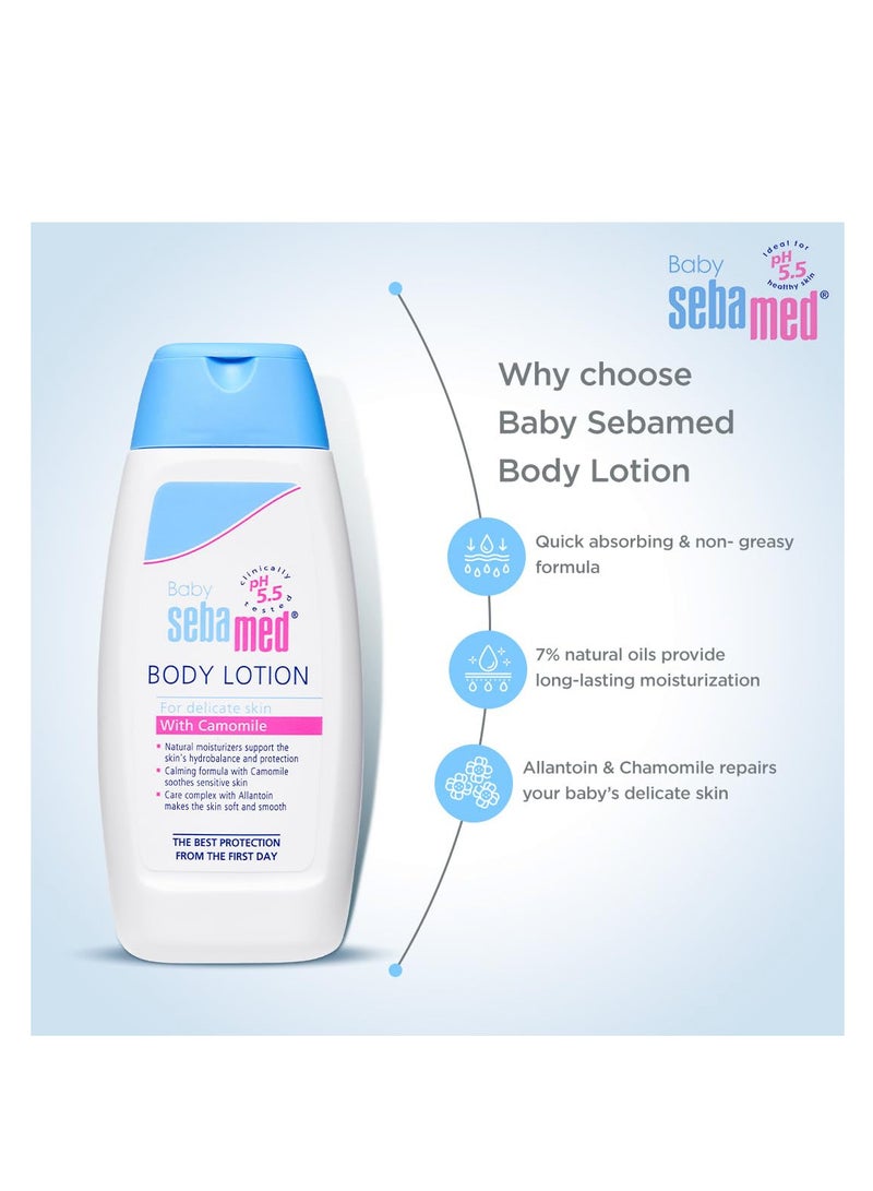 Pack Of 2 Sebamed Baby Body Lotion 100ml