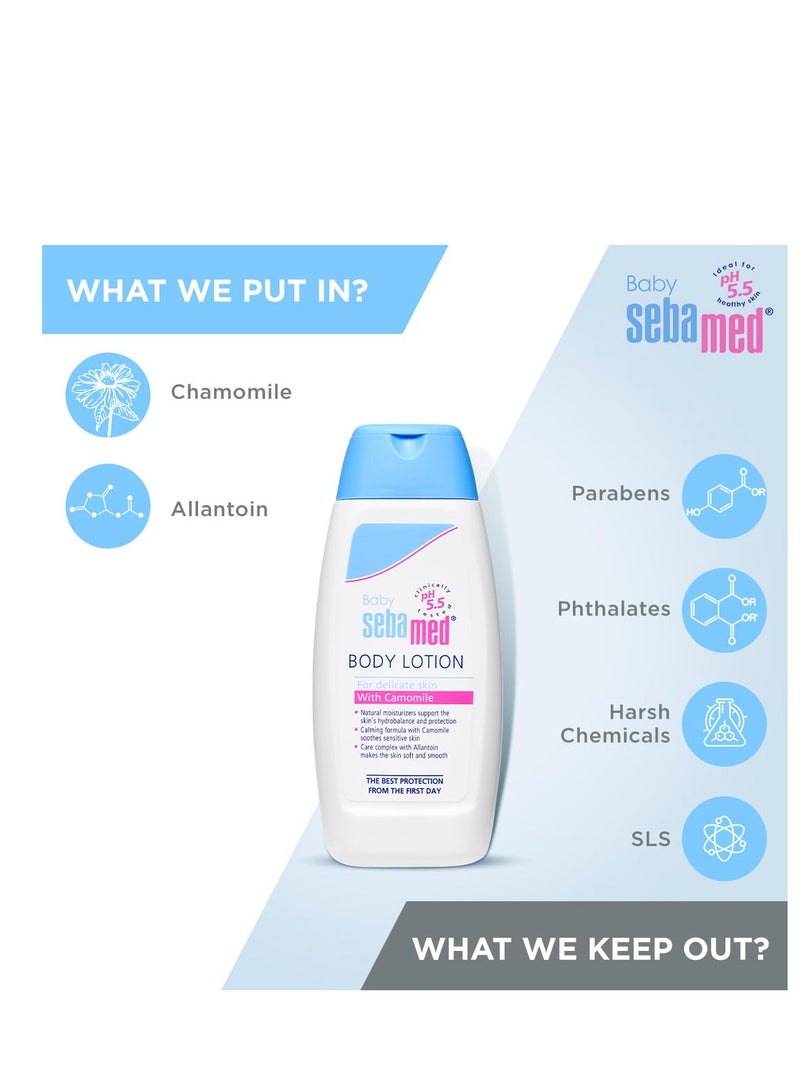 Pack Of 2 Sebamed Baby Body Lotion 100ml