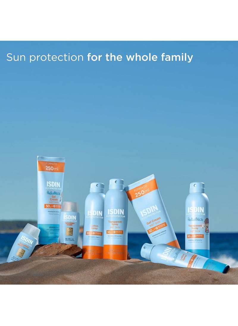 Fotoprotector Gel Cream SPF 50 250ml Refreshing and hydrating Sun Cream Rapid Absorption Water Resistant