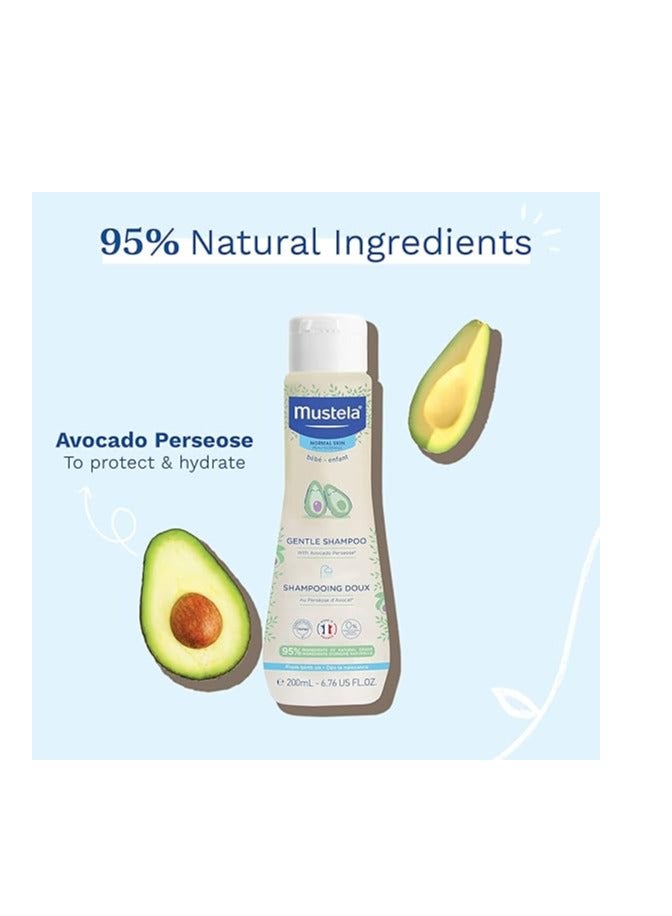 Pack Of 2 Gentle Baby Shampoo With Organically Farmed Avocado 200ml