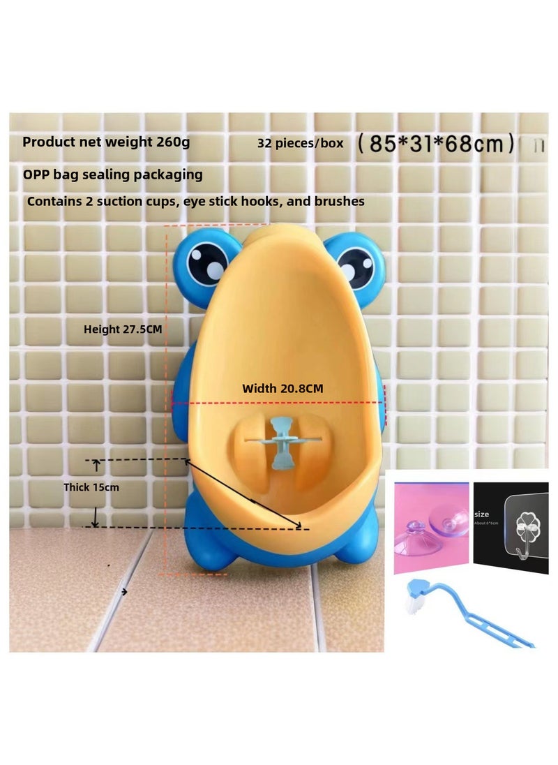 Kids Wall-Mounted Urinal Potty TrainingBlue (with hook brush) Blue (with hook brush)