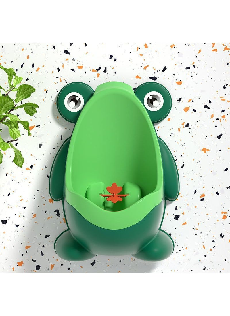 Kids Wall-Mounted Urinal Potty Training Pot Green