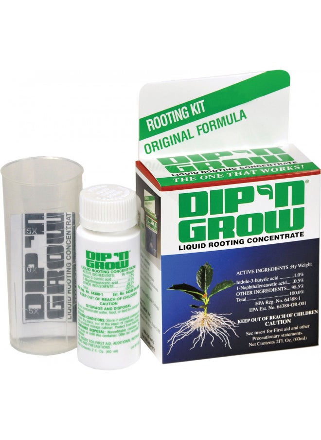 Hydrofarm DG00201 Liquid Hormone Concentrate Hydroponic Rooting Solution, 2-Ounce