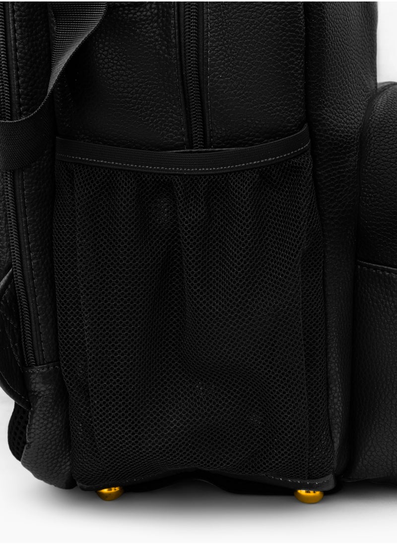 Ergonomic 3-in-1 Diaper Bag | Black