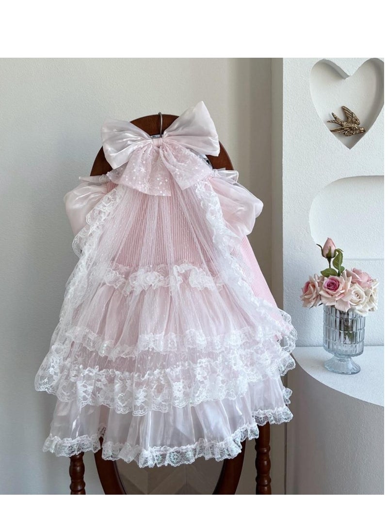 Girl's Style Cake Skirt Lace Princess Skirt