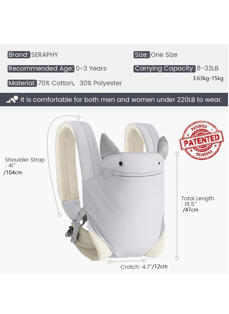 Baby Carrier Newborn to Toddler with Pocket, 4-in-1 Easy to Wear Ergonomic Adjustable Breathable Carrier Slings, Perfect for Baby Infants up to 15kg Toddlers