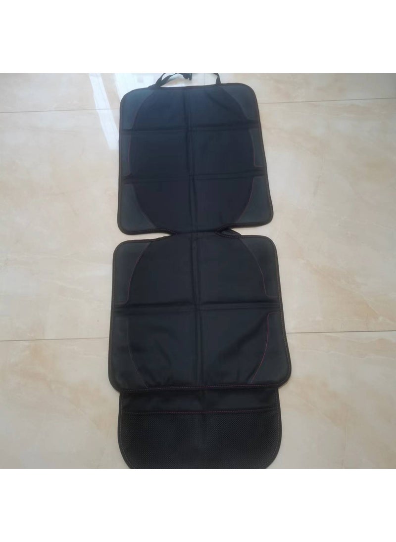 Car seat protective pad childrens safety seat anti-wear pad leather seat anti-dirty protective pad Red Line