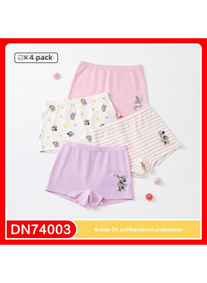 Disney Kids Cotton Antibacterial Breathable Underwear DN74003 [4 bags]]