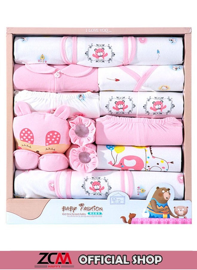 18-Piece Baby Gift Box - Newborn Clothing Set for Spring u0026 Autumn - Adorable Baby Apparel u0026 Essentials Gift Box - Perfect Newborn Wardrobe Collection