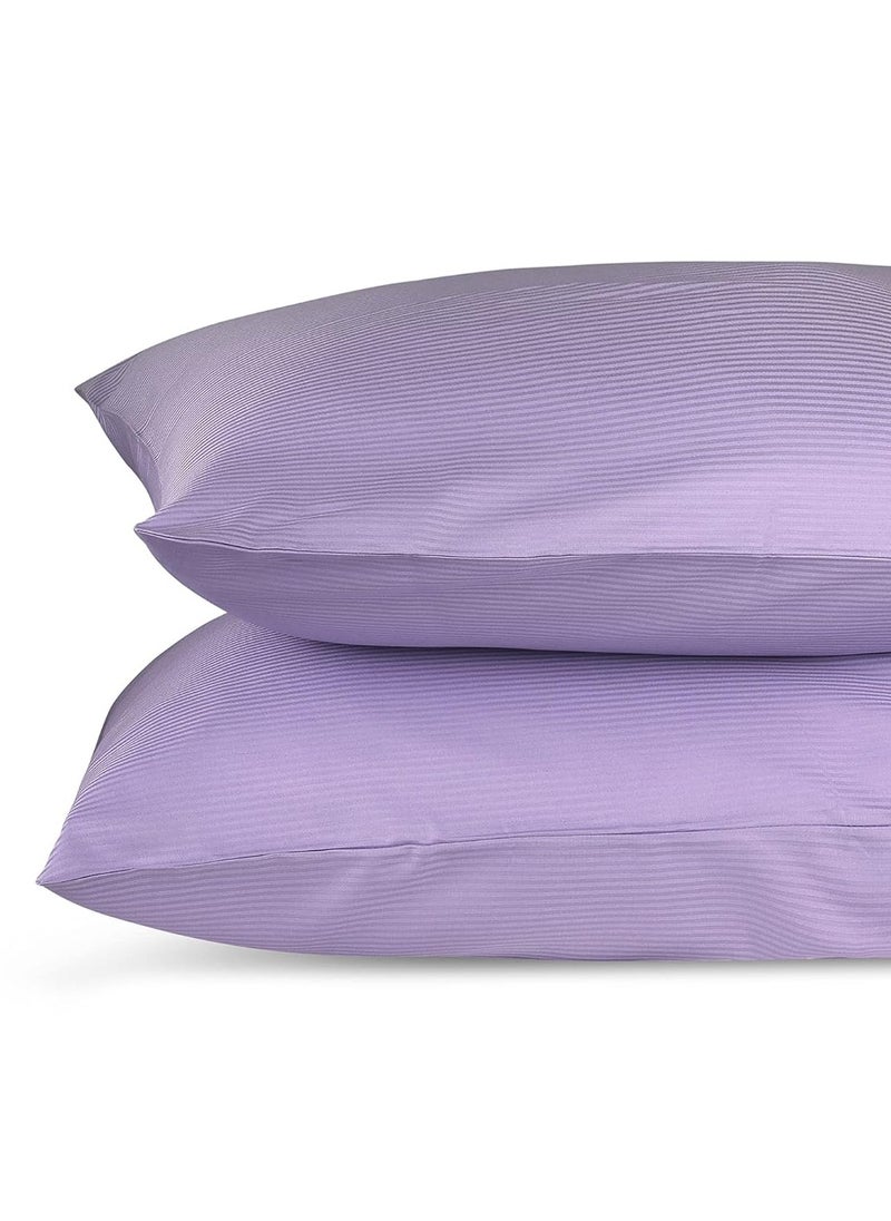 Pack of 2 Premium Down Alternative Filled Bed Pillows, Featuring Breathable Cover, Microfiber Filling and Plush Bounce-Back Design, Hypoallergenic and Luxurious Hotel Quality Pillow Set, Available in Elegant Color Options