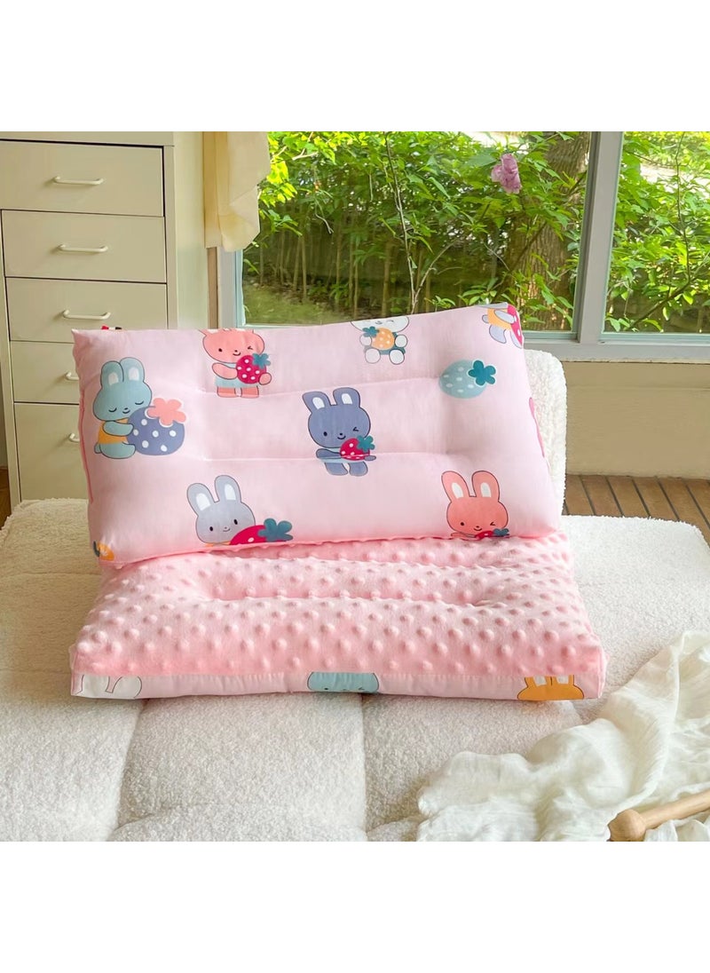 Kids Cartoon Cotton Comfort Pillow Powder Rabbit