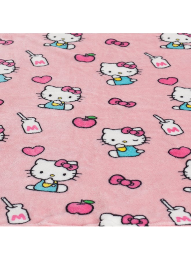 Wearable Blanket | Double Sided Wearable Fleece Blanket for Kids,  Soft, Comfy, Warm, Fun, Machine Washable, for Kids and Teenagers size 80x90cm - Momonga Hello Kitty