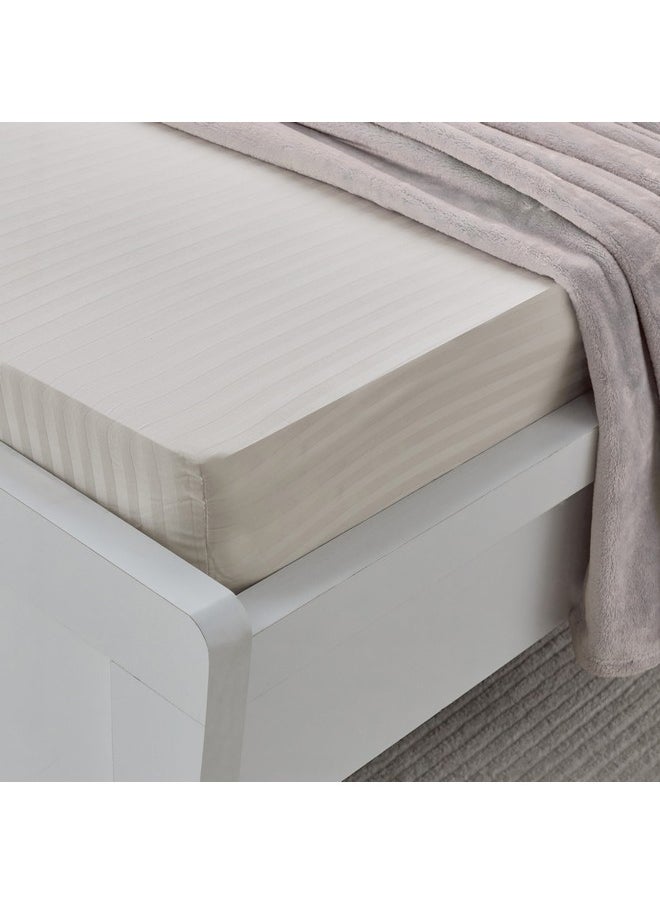 Hamilton Stripe Satin Cotton Single Fitted Sheet 200 x 36 x 90 cm